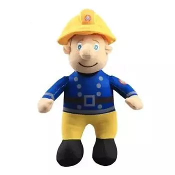 Пожарный Сэм плюшевая игрушка пожарный мягкая кукла 25 см рисунок детский рождественский подарок янтарь
