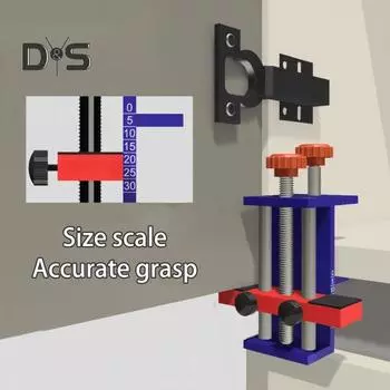 Позиционер для установки дверцы шкафа, инструмент для крепления оборудования, регулируемая длина, стабильная и эффективная работа, локатор для установки дверцы шкафа A
