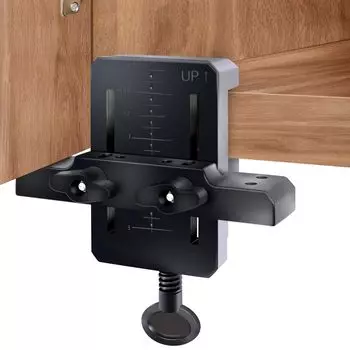 Позиционер для установки дверцы шкафа, регулируемый зажим для фурнитуры шкафа, универсальный зажим для фурнитуры, высокозащищенный инструмент для деревообработки 1PC