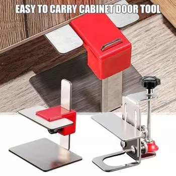 Позиционер для установки двери шкафа, высокоточная регулируемая конструкция, широко используемый переносной зажим для установки двери шкафа