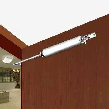 Позиционирование нагрузки 35 кг Подшипник Подушка Дверной Доводчик Закрывающее Устройство Дверной Ограничитель Мебельная Фурнитура серебряный