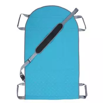 Позиционирующий коврик для кровати из полиэстера для перемещения пациента, подъемный коврик с плечевым ремнем для лежачего пациента