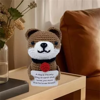 Позитивная и милая кукла-енот, эмоциональная поддержка, кукла-енот, подарки для семьи и друзей One Size