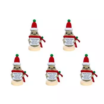 Позитивные куклы-картошки Эмоциональная поддержка Кукла-картошка, связанная крючком (Картошка в шляпе) *