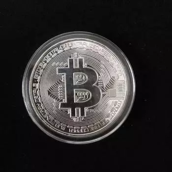 Позолоченная коллекционная монета Bitcoin, физический BTC Casascius Metal памятный художественный подарок, антикварная имитация криптовалюты Bit