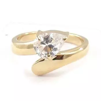 Позолоченное кольцо Clin