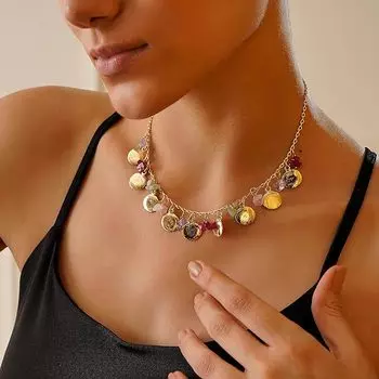 Позолоченное колье Cuddle Bug | Легкие и стильные украшения | Модные аксессуары для особых случаев | Подарки для женщин и девочек