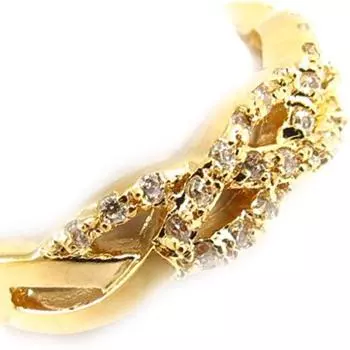 Позолоченное обручальное кольцо Богиня