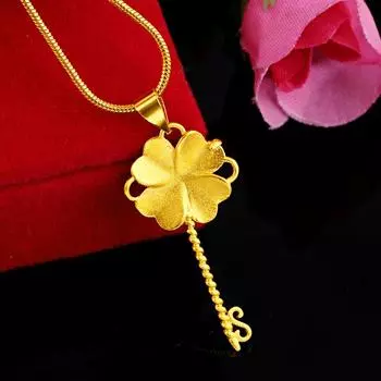 Позолоченное ювелирное ожерелье-ключ для женщин, простая цепочка для ключей на ключицу