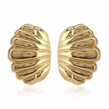 Позолоченные серьги-гвоздики Estele для девочек и женщин