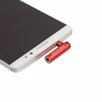 Позолоченный алюминиевый сплав CTIA-OMTP для наушников, микрофона, стандартный переходник One Size красный