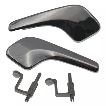 Позолоченный автомобильный дверной захват левый/правый салонный дверной захват + соединительная тяга 13297813 13297814 для Vauxhall Corsa D 2006-2016 Box L