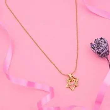 Позолоченный кулон Estele Stary для женщин с кристаллами