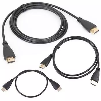 Позолоченный соединительный кабель HDMI 0,5/1/2 м V1.4 HD 1080P для ЖК-дисплея DVD HDTV PS3