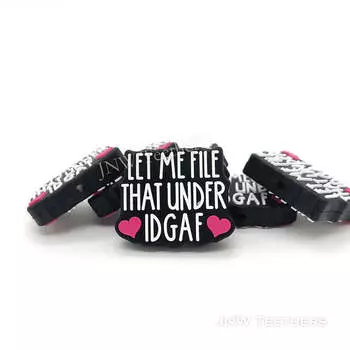 Позвольте мне подшить это под силиконовые фокальные бусины IDGAF Pack 10