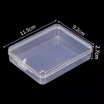 Pp Cleansing Puff Packaging Box, Face Puff Packaging Box, Transparent Storage Box, Mask Packaging Box, Plastic Box. 11.5*9.2*2.7CM прозрачный