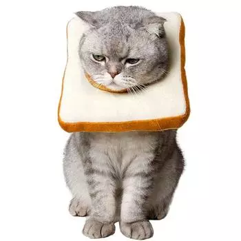 PP Cotton Adjustable Anti-lick Pet Necklace Neck Cover Jewelry Pet Collar Cat Collar B