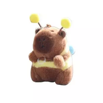 PP Cotton Plush Bee Turtle Pendant Cross Dressing Cartoon Animal Keychain Bag Pendant Bee