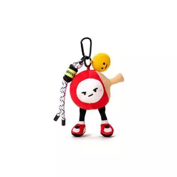 PP Cotton Plush Table Tennis Plush Toy Fluffy Sports Plush Keychain Jewelry Accessories Table Tennis