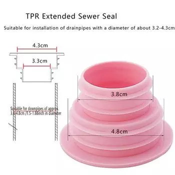 PP герметизирующий чехол от насекомых и запахов, уплотнительное кольцо для канализационной трубы, соединитель для стиральной машины, заглушка для слива в полу, кухня, ванная комната зелёный
