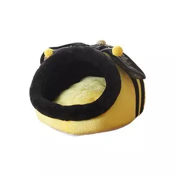 PP Хлопок Маленькая кровать для сна домашних животных Милая форма животного Осень Зима Мягкий влагостойкий плюш Мягкий круглый дом Гостиная Гнездо ,s