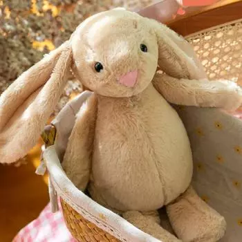 PP Хлопок Пасхальный Кролик Бонни Кукла Мягкие Животные Мягкая Игрушка Дети Девочка коричневый