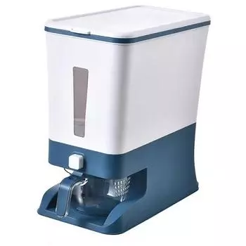 PP Household Rice Bucket With Transparent Storage Tank Insect And Moisture Resistant Rice Bucket