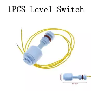PP Пластиковый Маленький Поплавковый Выключатель Реле Уровня Жидкости Датчик Уровня Жидкости Воды