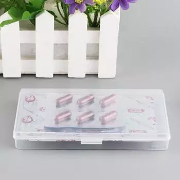 Pp Прозрачный Пластиковый Пустой Ящик С Крышкой Ювелирные Изделия Электронные Детали Хранения Ящик прозрачный