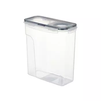 PP Transparent Storage Tank Food Fresh And Visible No More Guesswork Food Sealed Tank Kitchen Storage Household Items white Large 4L small 2.5l