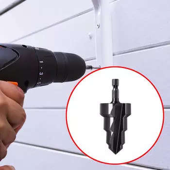 Ppr Подъемное ступенчатое сверло для ремонта водопроводных труб Многоцелевой шестигранный хвостовик