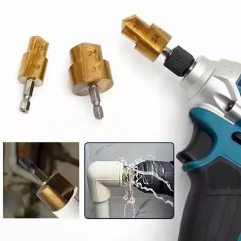 PPR Сантехническая трубная развертка Штамповочная развертка кабелепровода Ремонт утечек Расширение труб Сверла Формирование отверстий 15-19mm (DN15)