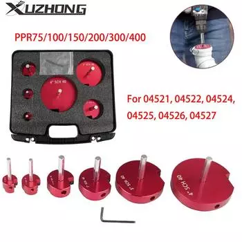 PPRK6 Пластиковый 6 шт. расширитель для трубных фитингов Содержит PPR75/100/150/200/300/400 Для стандартных сверл 1/2 Инструмент для расширения труб из ПВХ