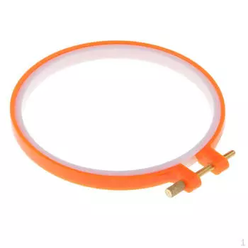 Пяльцы для машинной вышивки крестом, инструмент оранжевый 12,5 см