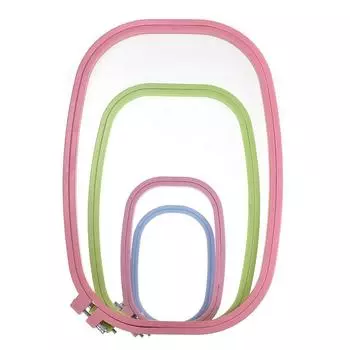 Пяльцы для вышивки своими руками, квадратные пяльцы для вышивки крестом, эластичные пластиковые пяльцы, набор аксессуаров для вышивки, швейные принадлежности CZECH REPUBLIC