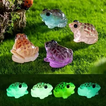 Пять упаковок маленьких лягушек-поганок, украшения своими руками, миниатюрные, маленькие, креативные, разноцветные