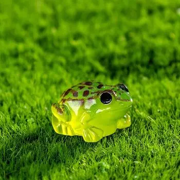 Пять упаковок миниатюрных маленьких украшений мох микропейзаж поганка маленькая лягушка аксессуары светящиеся в темноте украшения своими руками креативные разноцветные