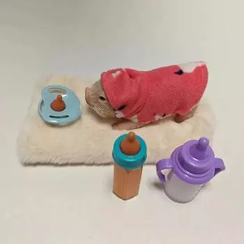 Пятачок реборн красный