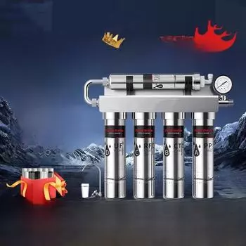 Пятиступенчатый ультрафильтрационный очиститель воды из нержавеющей стали 304 для непосредственного питья - настольный фильтр для кухни five-stage