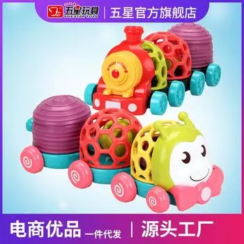 Пятизвездочный детский мягкий мяч-машинка, ручной захват, мяч, детские игрушки для раннего развития, детские обучающие игрушки для детей фиолетовый