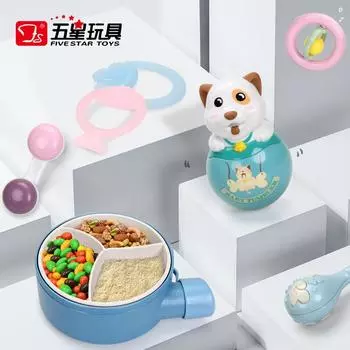 Пятизвездочный колокольчик для зубов и десен для малышей, детский колокольчик для скрежета, успокаивающая игрушка-колокольчик для детей от 0 до 12 месяцев зелёный