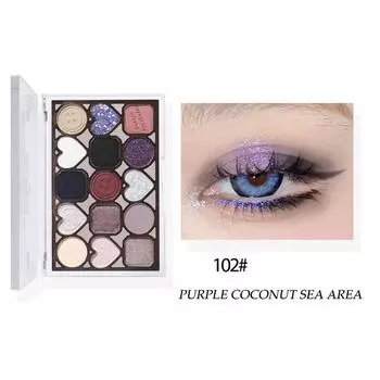 Пятнадцатицветная палитра теней для век Button, перламутровая матовая, земляных тонов, европейский и американский макияж, стойкая, не легко опадает, контурирует.