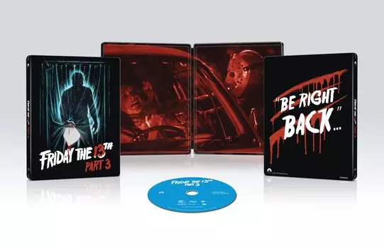 Пятница 13-е Часть 3 40-я годовщина Ограниченный тираж Steelbook - [Blu-ray]
