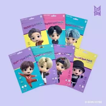 Пятно от загара TinyTAN (RM, Джин, SUGA, Джей-Хоуп, Чимин, Ви, Чонгук, Все участники(7 шт.)) Jung Kook