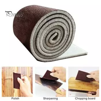 Пятновыводитель для наждачной бумаги, средство для удаления трудновыводимых пятен, двухсторонний дизайн, наждачная губка, бытовое чистящее средство темно-красного