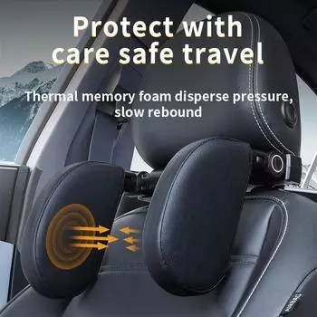 Пятое поколение усовершенствованной многофункциональной боковой подушки со встроенным невидимым крючком для хранения вещей и коробкой для ароматерапии для путешествий в автомобиле коричневый