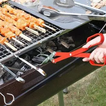 Practical Barbecue Tongs Handy Garbage Classification Pliers Grill Tool Charcoal Clip Outdoor Style-A