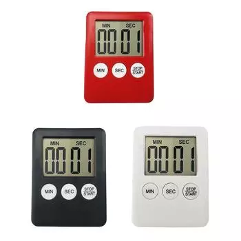 Practical Digital Timer with Long Binding Time of 99 Minutes and 59 Seconds красный