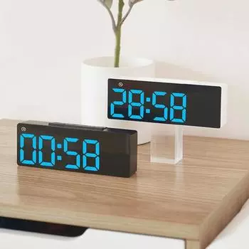 Practical LED Digital Clock with Adjustable Setting for Office Desks and Study Room