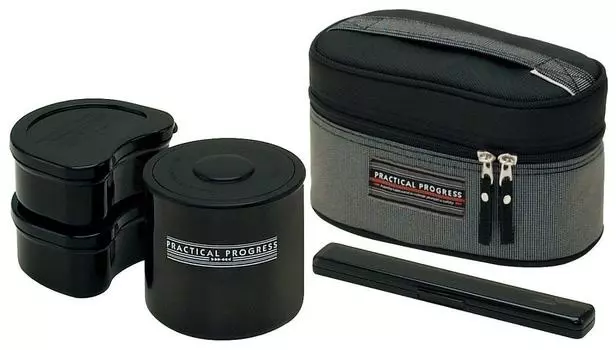 Practical Progress Insulated Lunch Large Capacity KCLJ9DXA Box, 840ml, [Used]